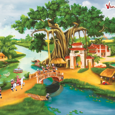 Tranh Vinh Quy Bái Tổ